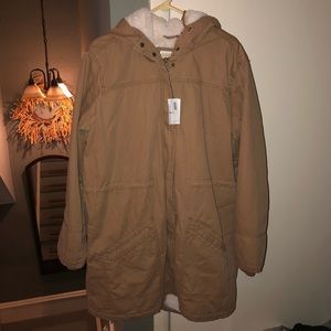 XL Tall Faux Fur “Cargo” Jacket